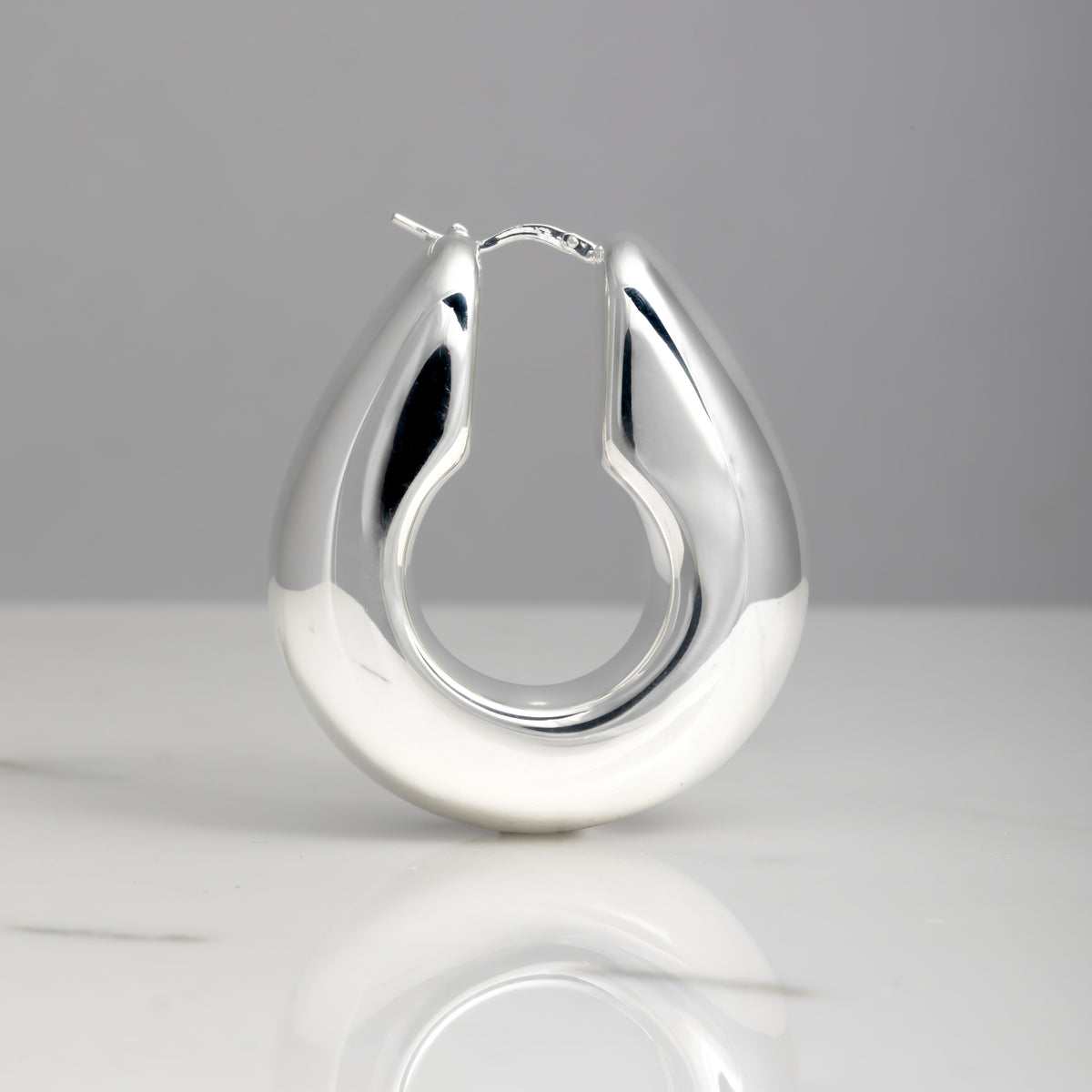 Boucles d'oreilles Chypre XXL argent 925
