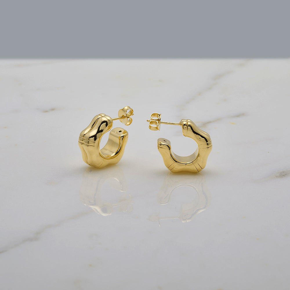 Orecchini Etty oro placcato 18kt