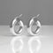 Large Lily 925 Sterling Silver Earrings
