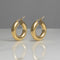 Large 18kt gold-plated Lily earrings