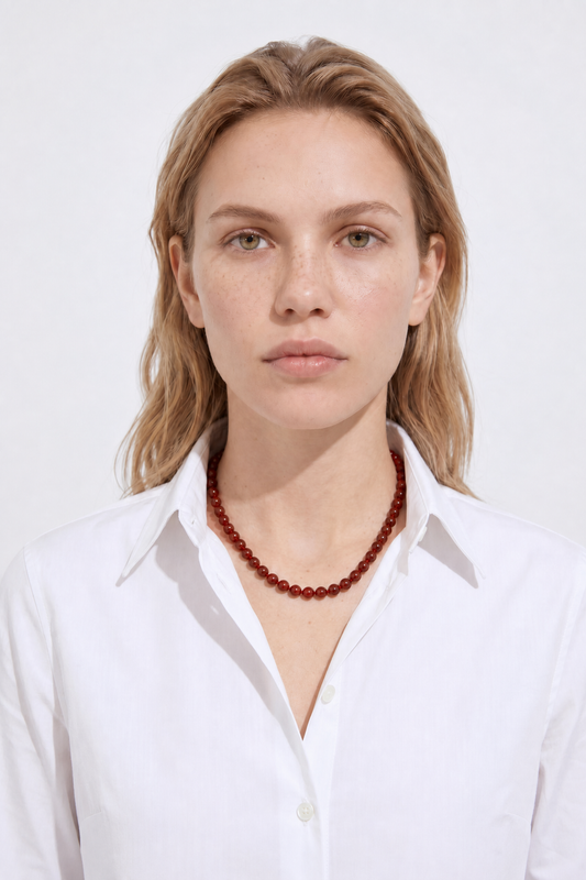 Collana Corniola rossa
