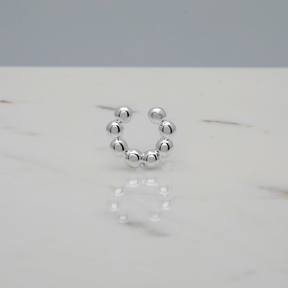 Ear Cuff Bubble klein Silber 925