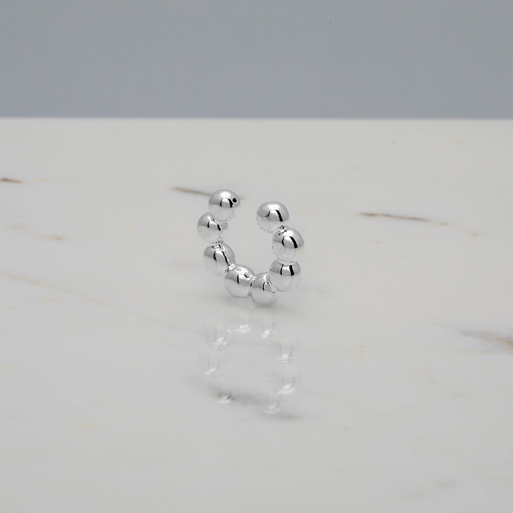 Ear Cuff Bubble klein Silber 925