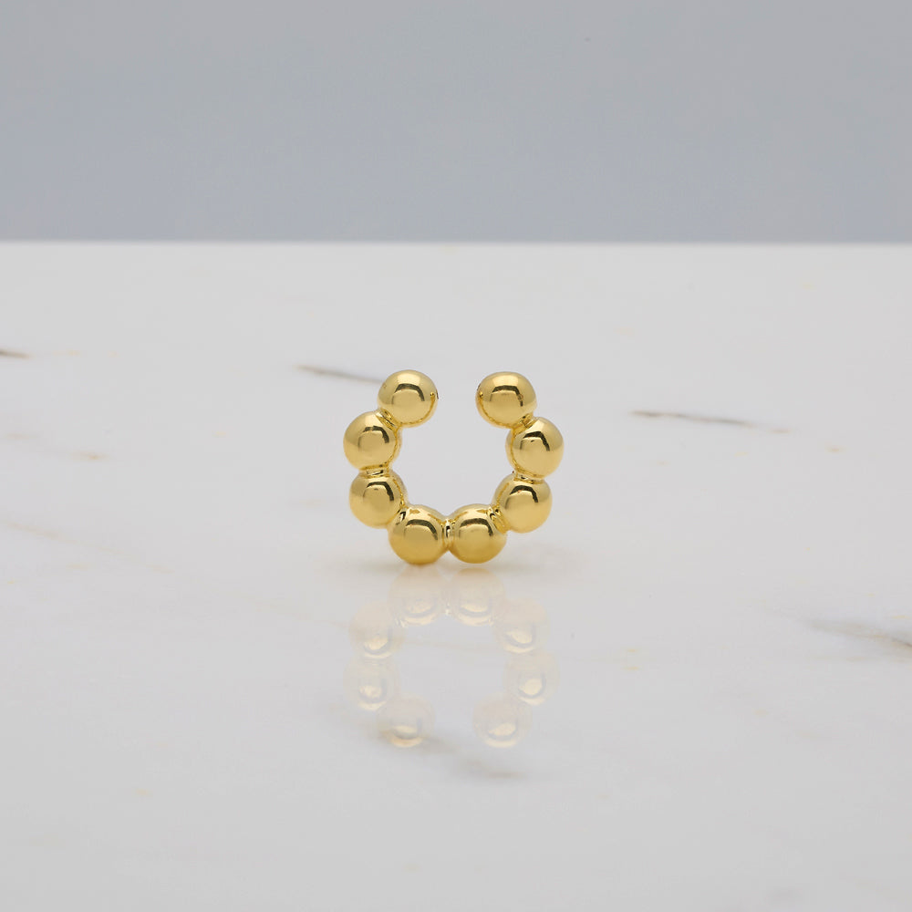 Ear Cuff Bubble klein Gold