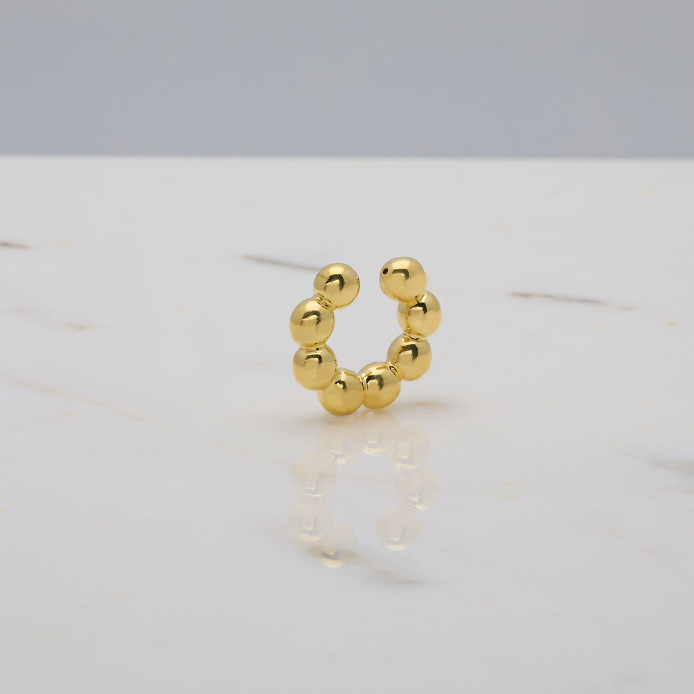 Ear Cuff Bubble klein Gold