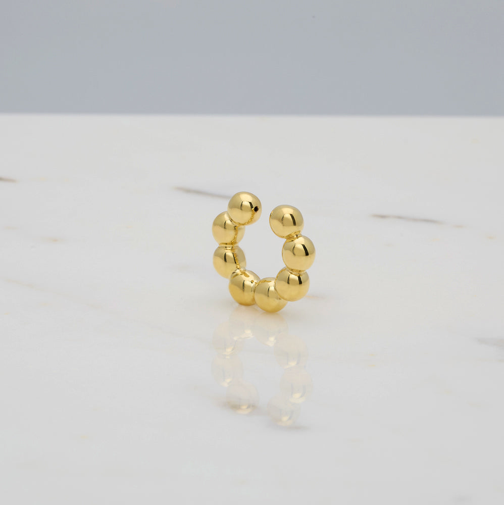 Ear Cuff Bubble klein Gold