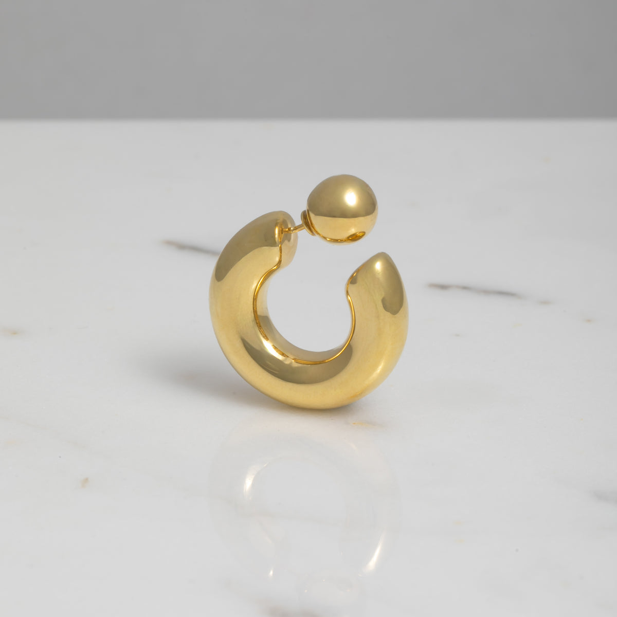 Ohrringe Eris groß, 18 kt vergoldet