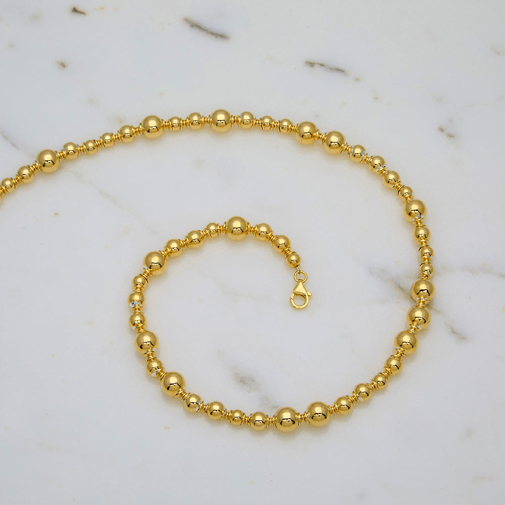 Collana Adalgisa oro 18kt placcato