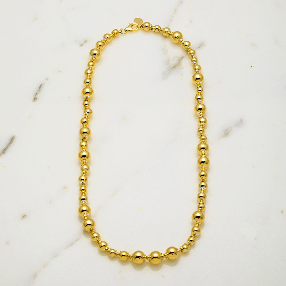 Collana Adalgisa oro 18kt placcato