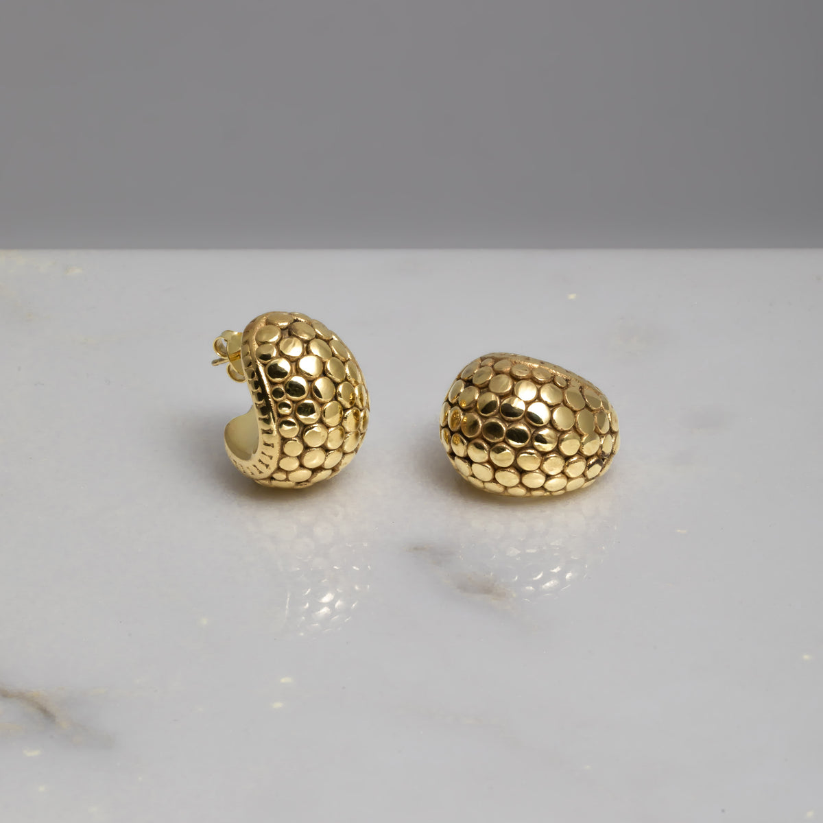 Natalie earrings 18kt gold plated