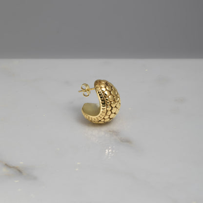 Natalie earrings 18kt gold plated