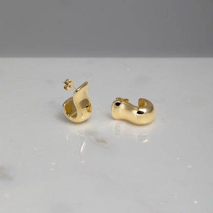 Franca 18kt gold-plated earrings