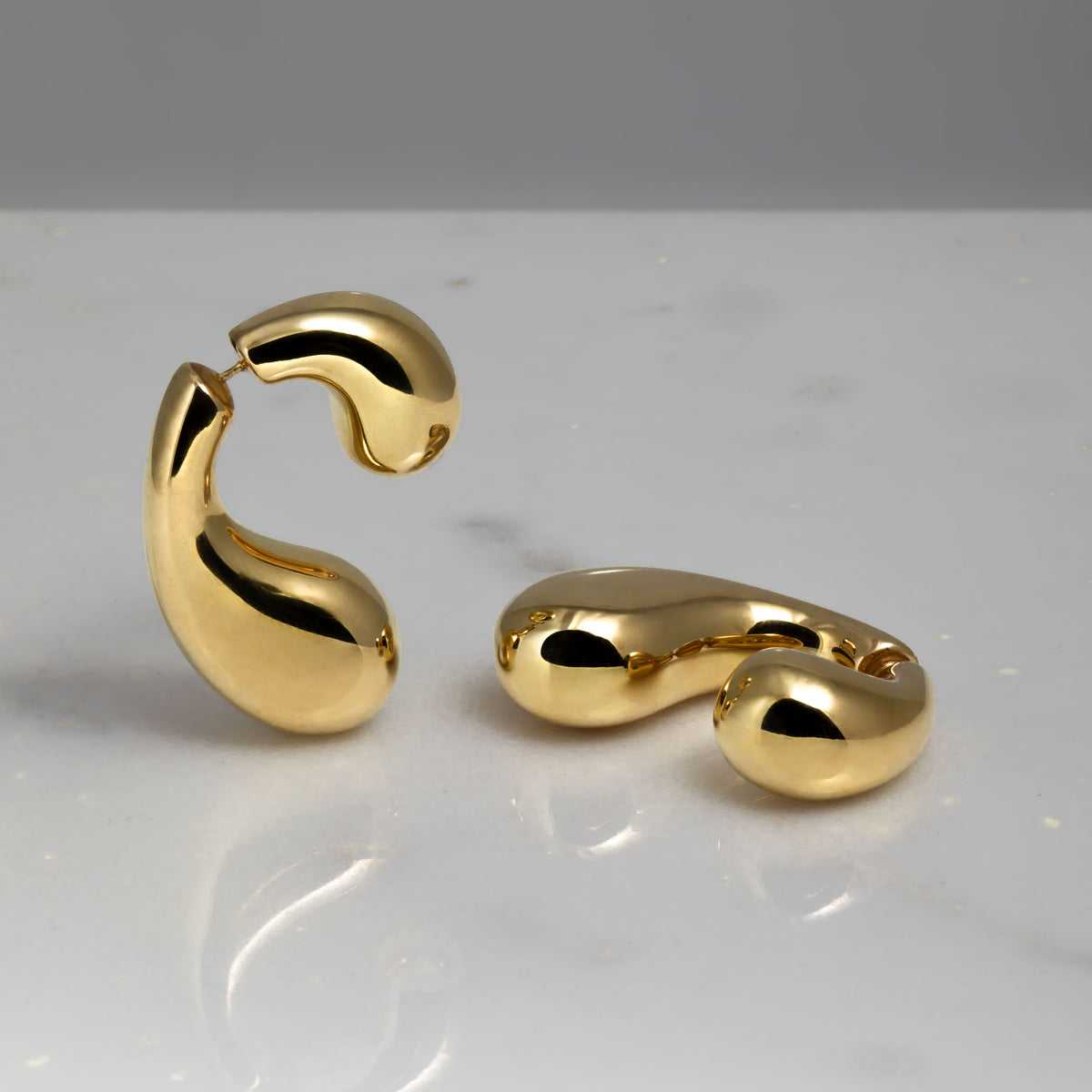 Ohrringe Anita aus 18kt vergoldetem Gold