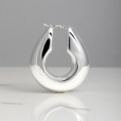Boucles d'oreilles Chypre XXL argent 925