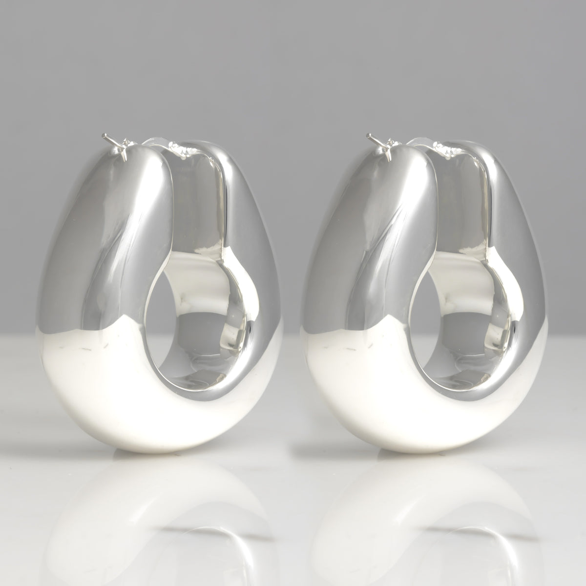 Boucles d'oreilles Chypre XXL argent 925