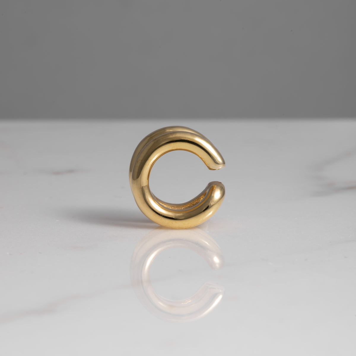 Ear cuff row doppio oro 18kt placcato