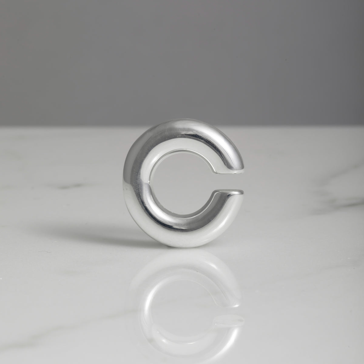 Einzelner Basic Ear Cuff aus 925er Silber