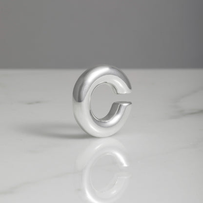Einzelner Basic Ear Cuff aus 925er Silber