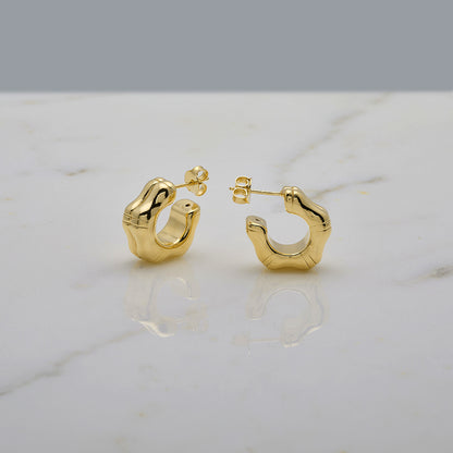 Orecchini Etty oro placcato 18kt
