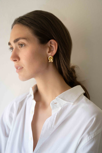 Orecchini Ruth oro 18kt placcato