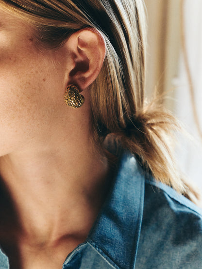 Natalie earrings 18kt gold plated