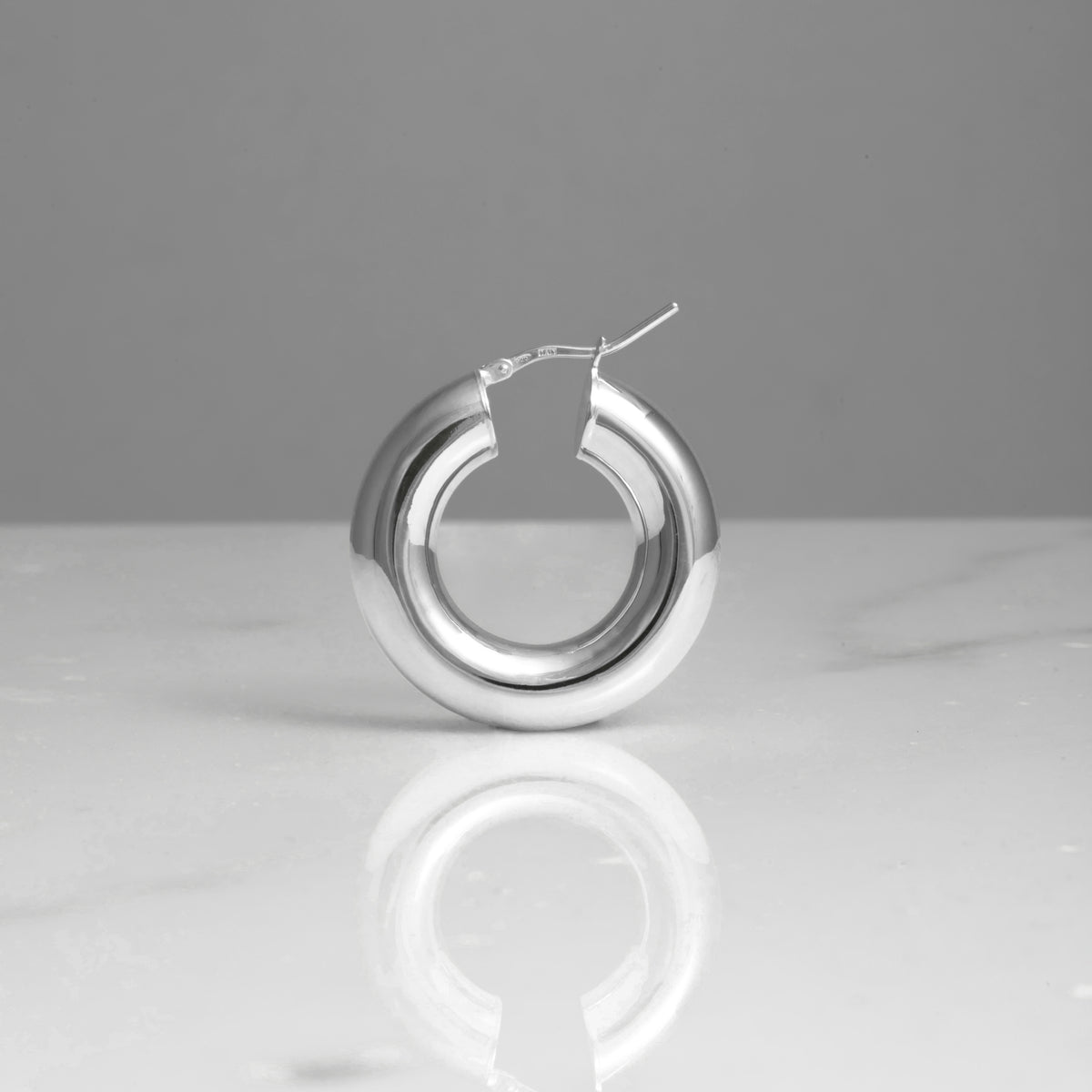 Orecchini Giglio Large Argento 925