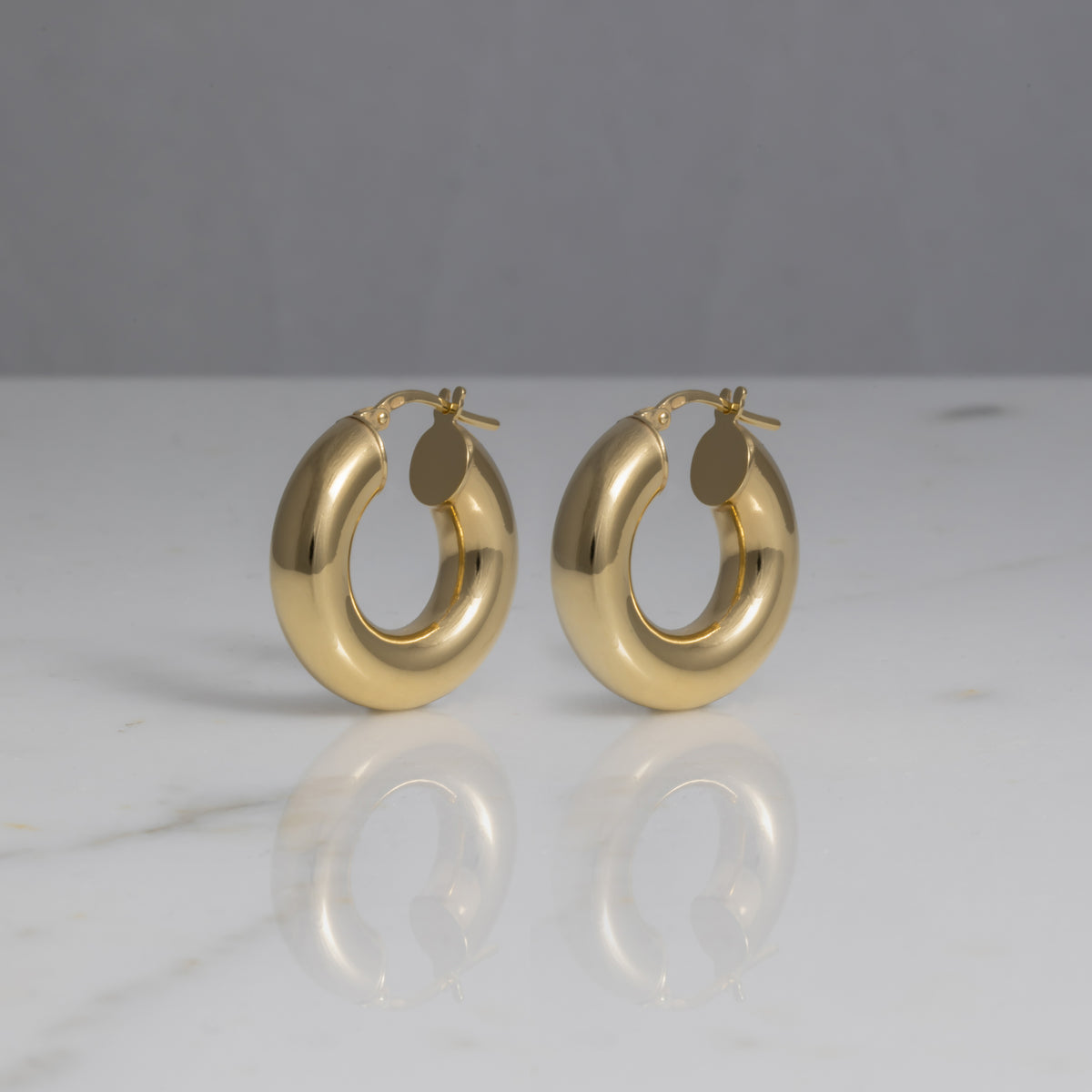 Pendientes Giglio Small Oro 18kt chapado
