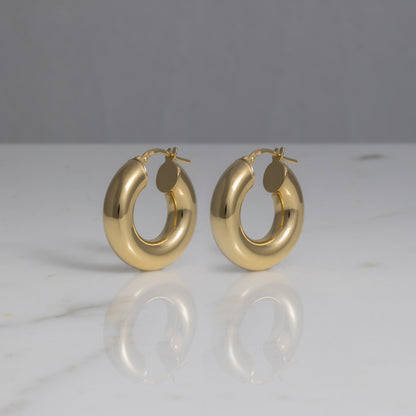 Pendientes Giglio Small Oro 18kt chapado