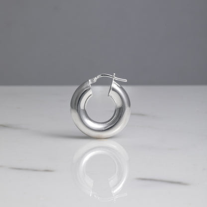 Small Lily 925 Sterling Silver Earrings
