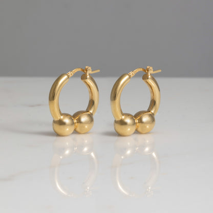 Orecchini Kali oro 18kt placcato