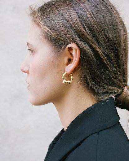 Orecchini Kali oro 18kt placcato