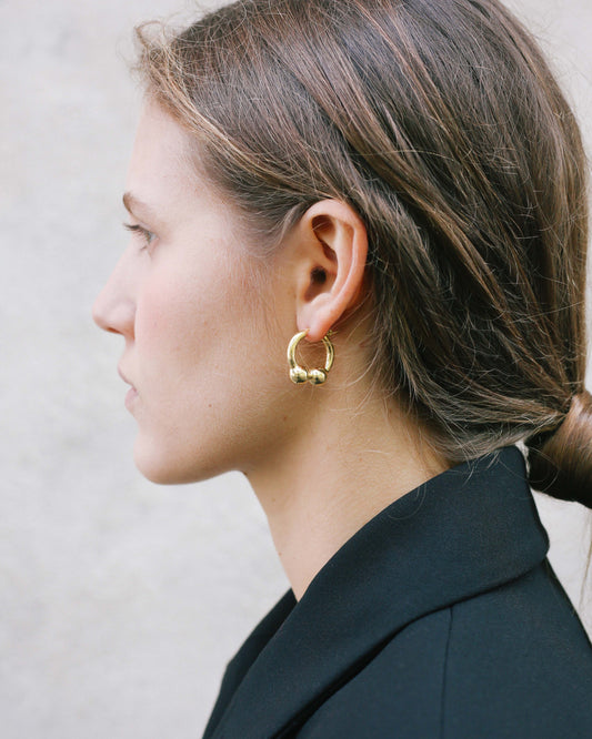 Orecchini Kali oro 18kt placcato