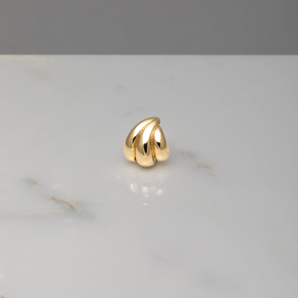 Pendientes Nura bañados en oro de 18kt