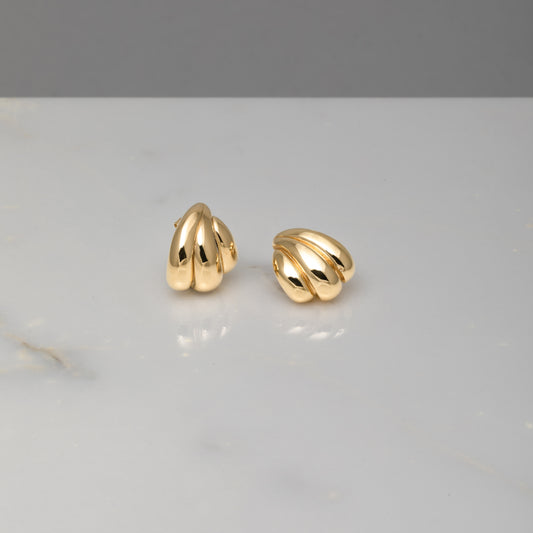 Orecchini Nura oro 18kt placcato