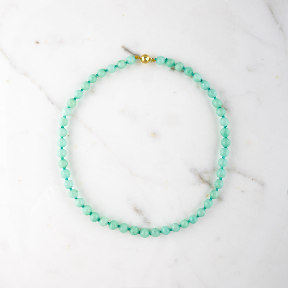 Collana Giada Turchese