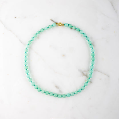 Collana Giada Turchese