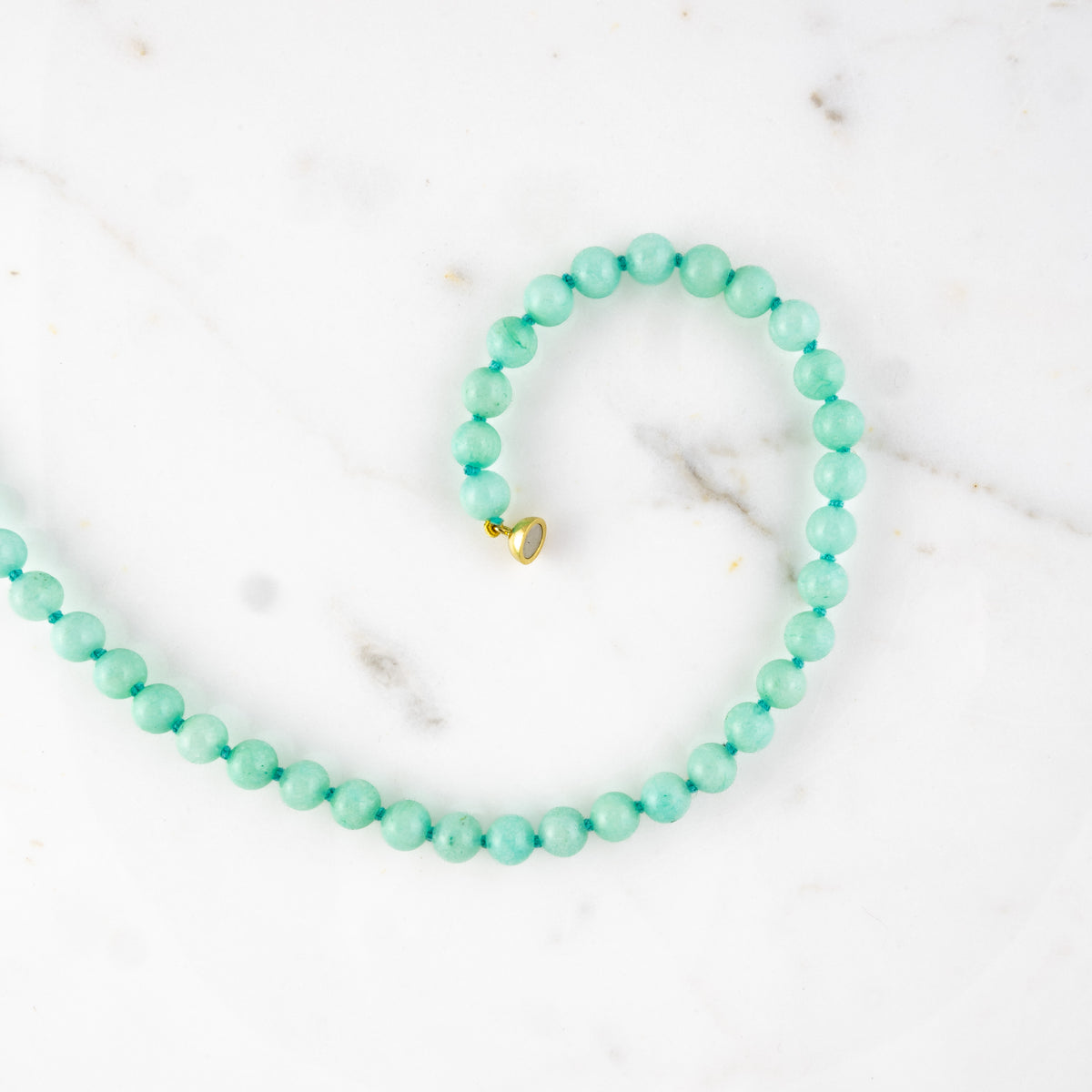 Collana Giada Turchese