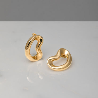 18kt gold-plated Zaya earrings