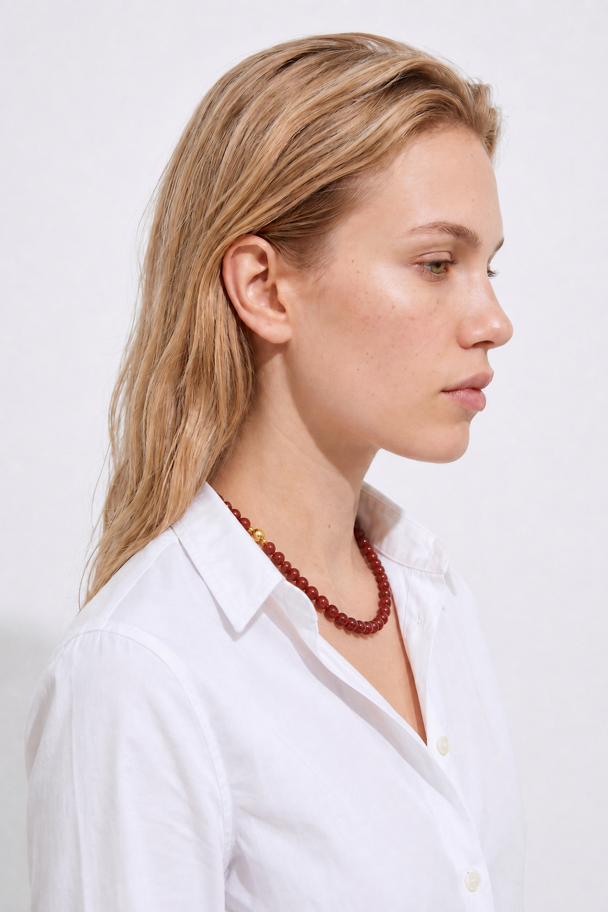 Collana Corniola rossa